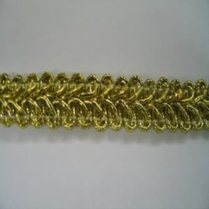 1/2" Gimp Metallic Gold IR1901