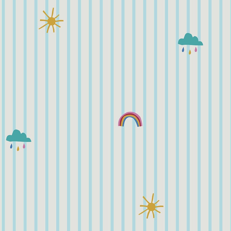 Whatever the Weather Icons Haze Blue Wallpaper