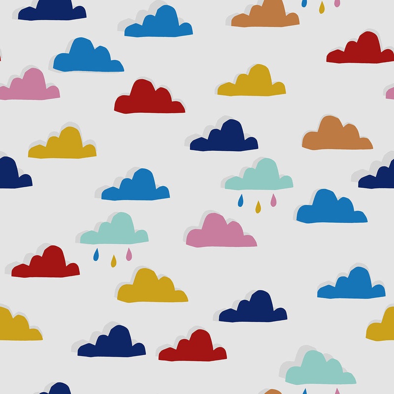 Whatever the Weather Rainbow Wallpaper
