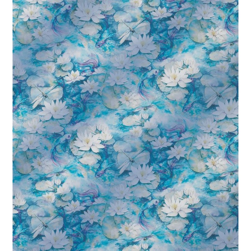 Water Lily Sheer Fabric
