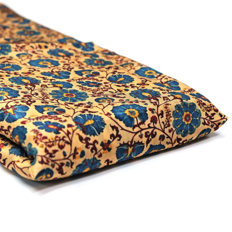 Blue Flower Vine Ditzy Digital Printed Fabrics