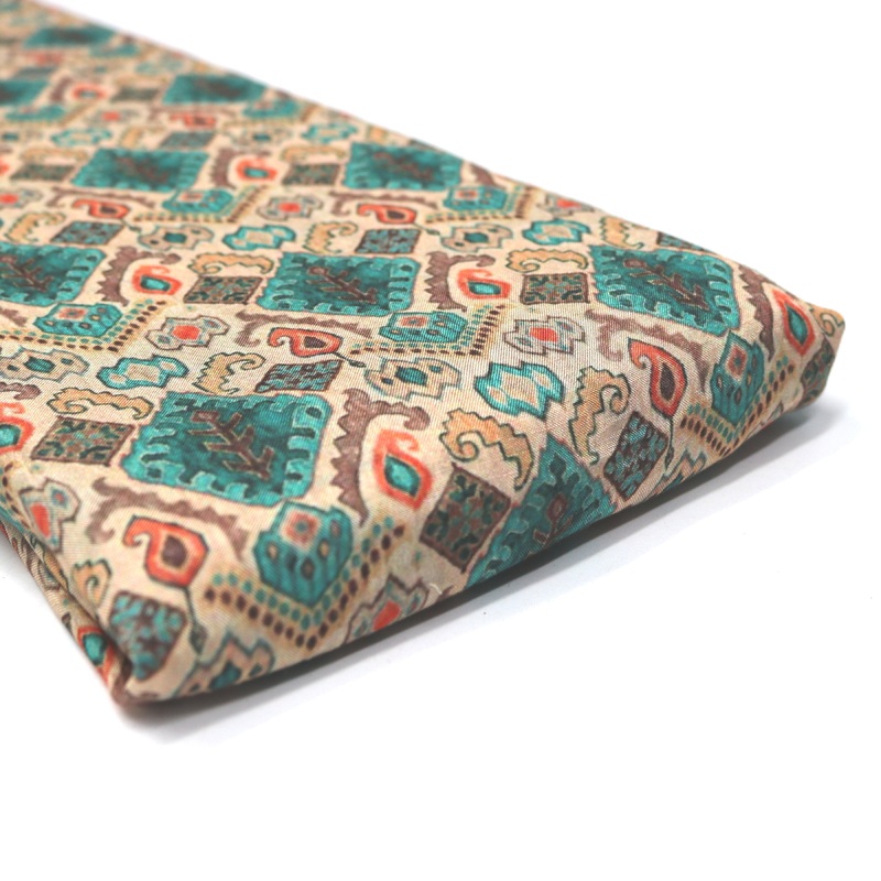 Damask Type Pattern Digital Printed Fabrics