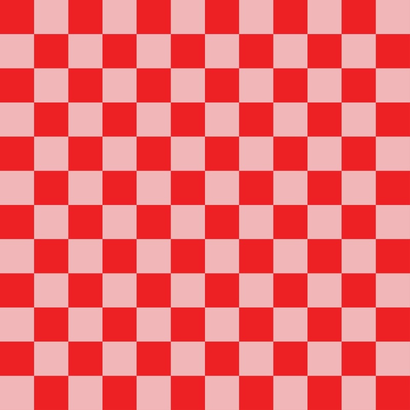 2 Color Checkered Pattern 2 Quilting Cotton Fabric