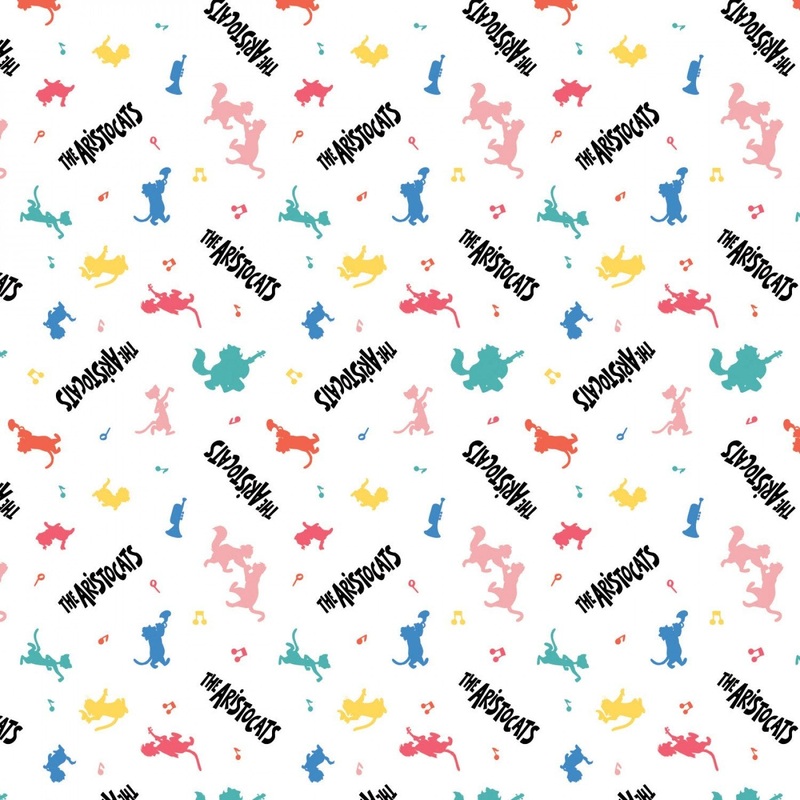 Camelot Fabrics The Aristocats All That Jazz White 85030203-01
