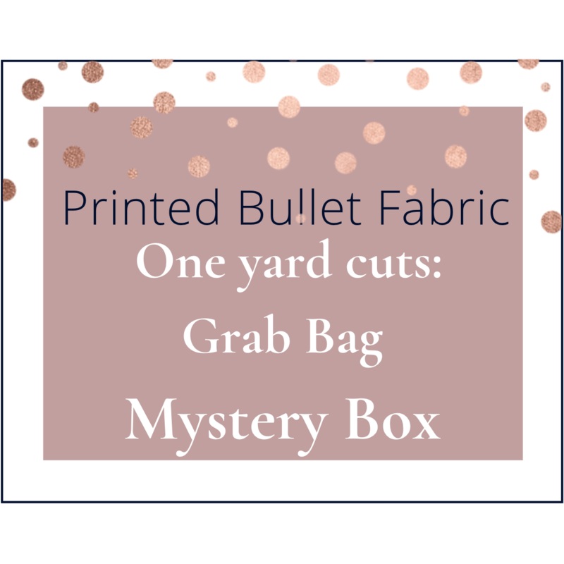 1 Yard Cuts Printed Bullet Mystery Box Grab Bag