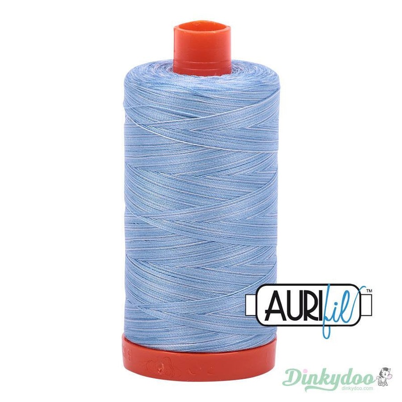 Aurifil Thread - Stone Washed Denim Variegated  - 50wt 1422yd