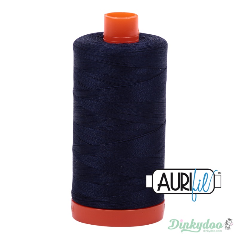 Aurifil Thread - Very Dark Navy  - 50wt 1422 yd