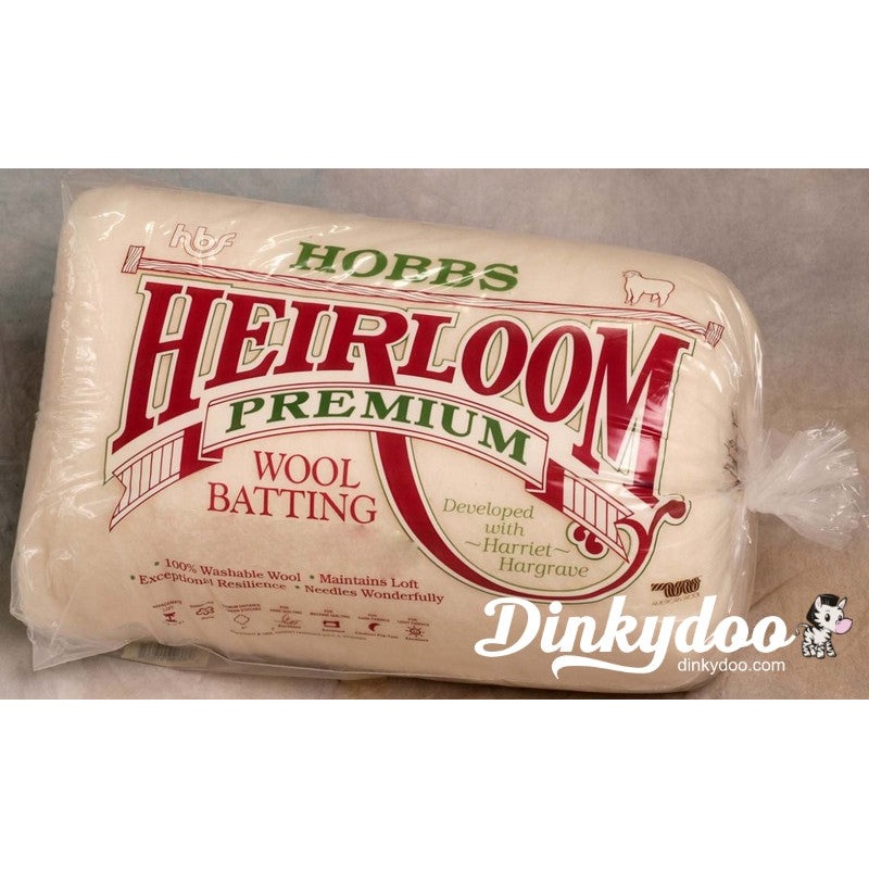 Hobbs Heirloom 100% Wool Batting - King Size