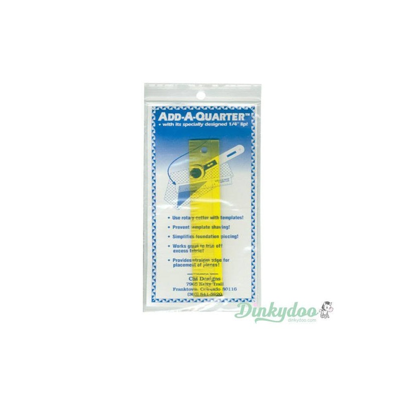 Add a Quarter - 6" Ruler - Yellow