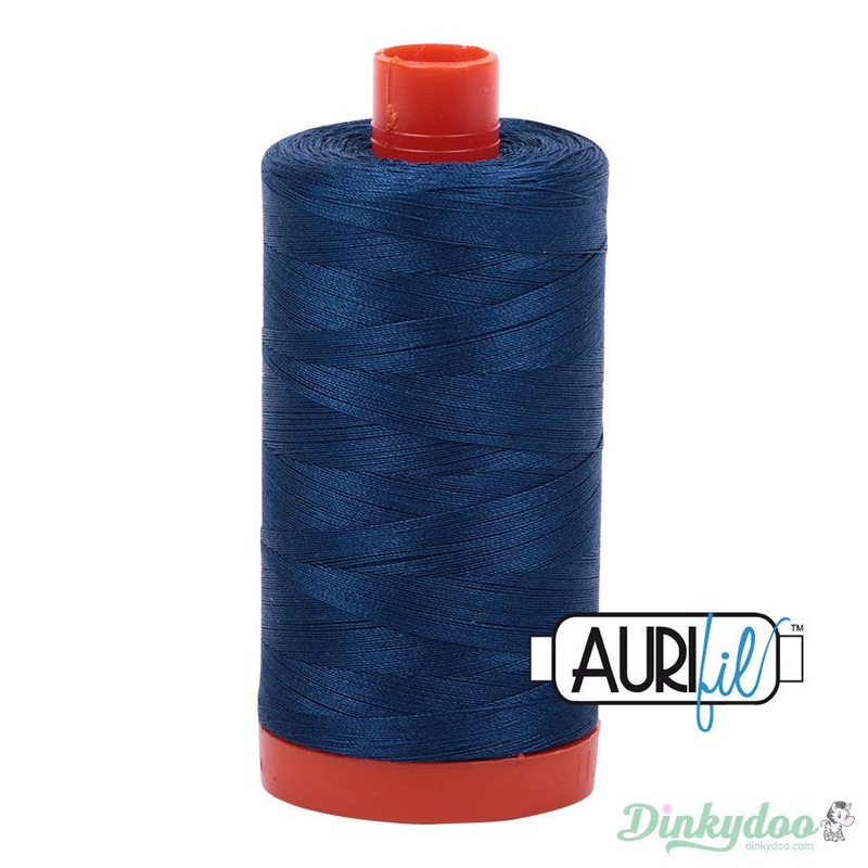 Aurifil Thread - Medium Delft Blue  - 50wt 1422yd