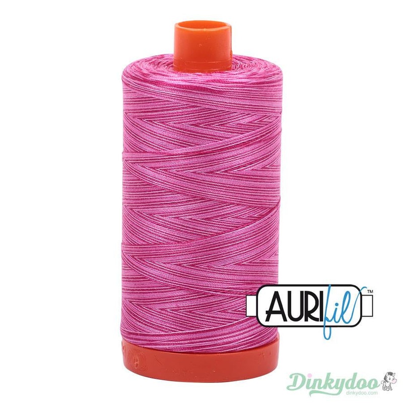 Aurifil Thread - Pink Taffy Variegated  - 50wt 1422yd