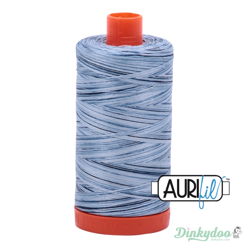 Aurifil Thread - Stonewash Blues Variegated  - 50wt 1422 yd