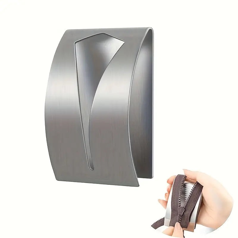 Zipper Installer with Adhesive Base