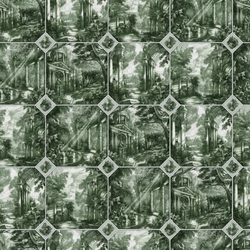 Art of the Loom Arcadia Ego Gin Bottle Green