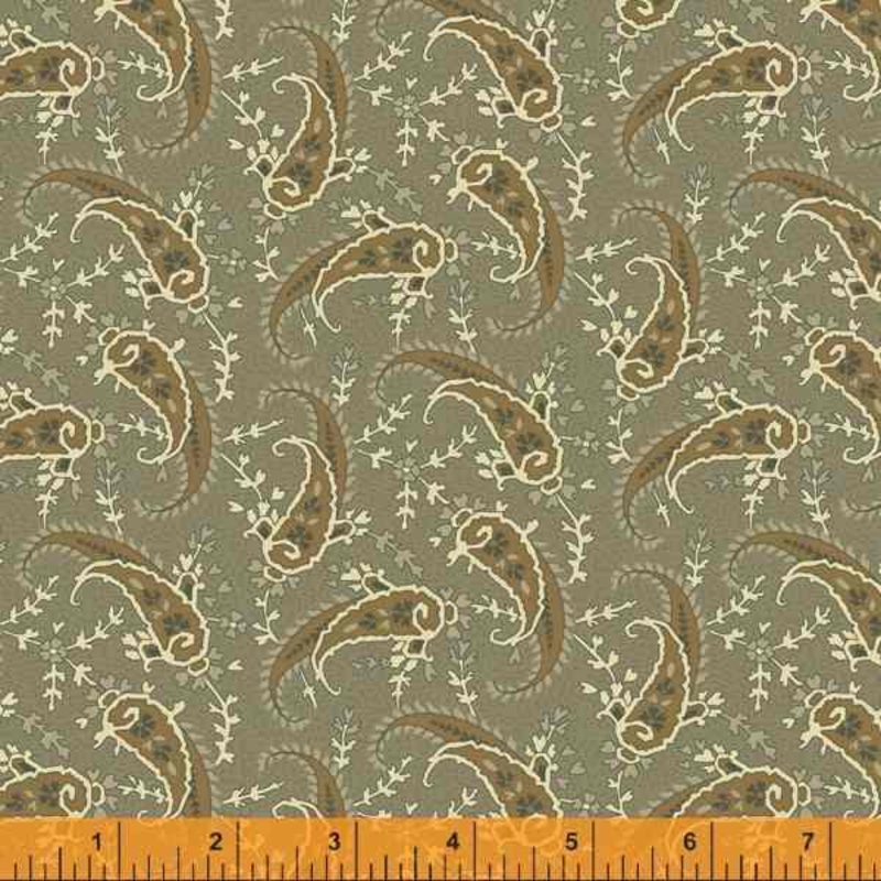 WHM Traveler 52913-5 Olive - Cotton Fabric