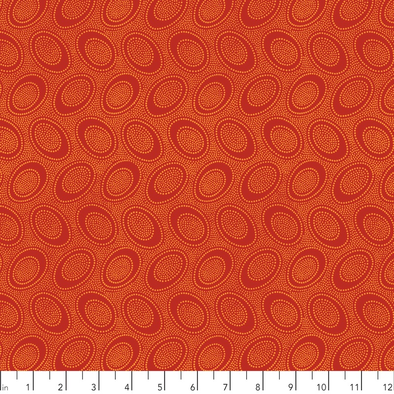 Aboriginal Dot PWGP071.PUMPK Pumpkin