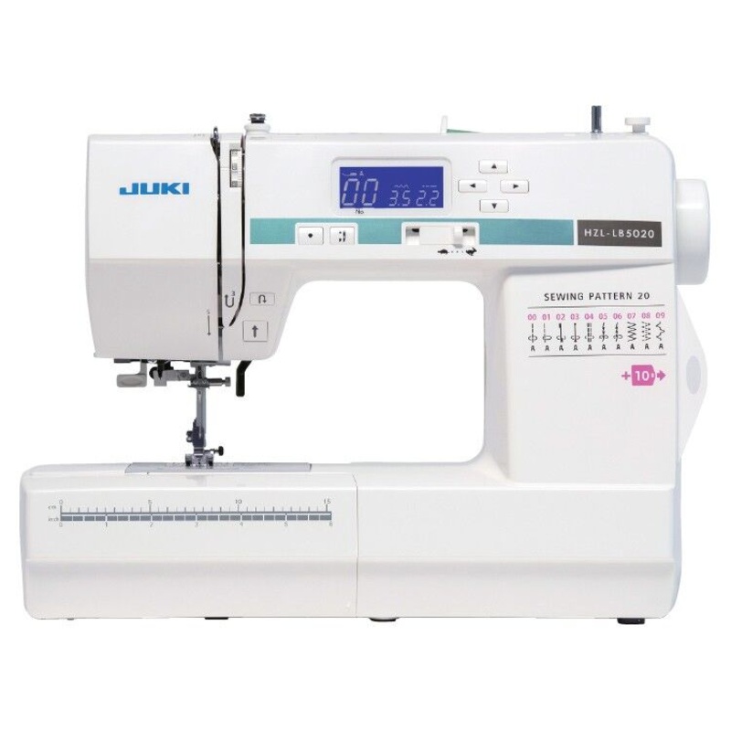 Juki HZL-LB5020 Compact Size Sewing Machine with 20 Stitch Patterns