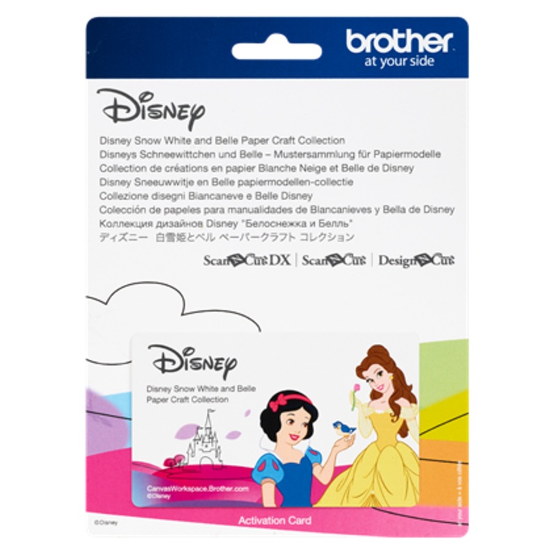 Brother CADSNP06 Disney Snow White and Belle Collection for Scan N Cut Canvas