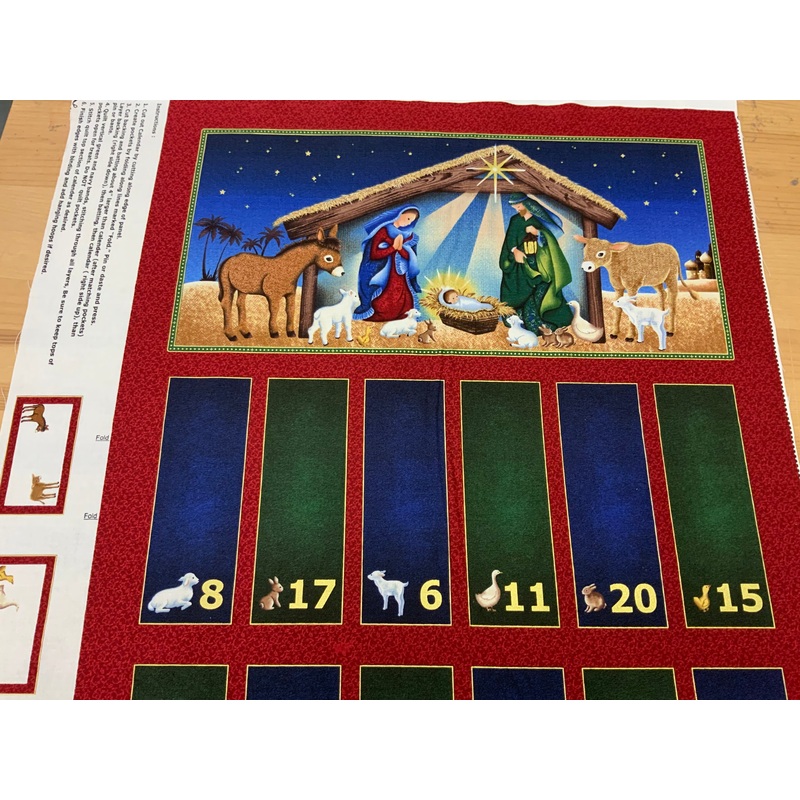 XP042- Nativity Christmas Advent Panel - Littondale