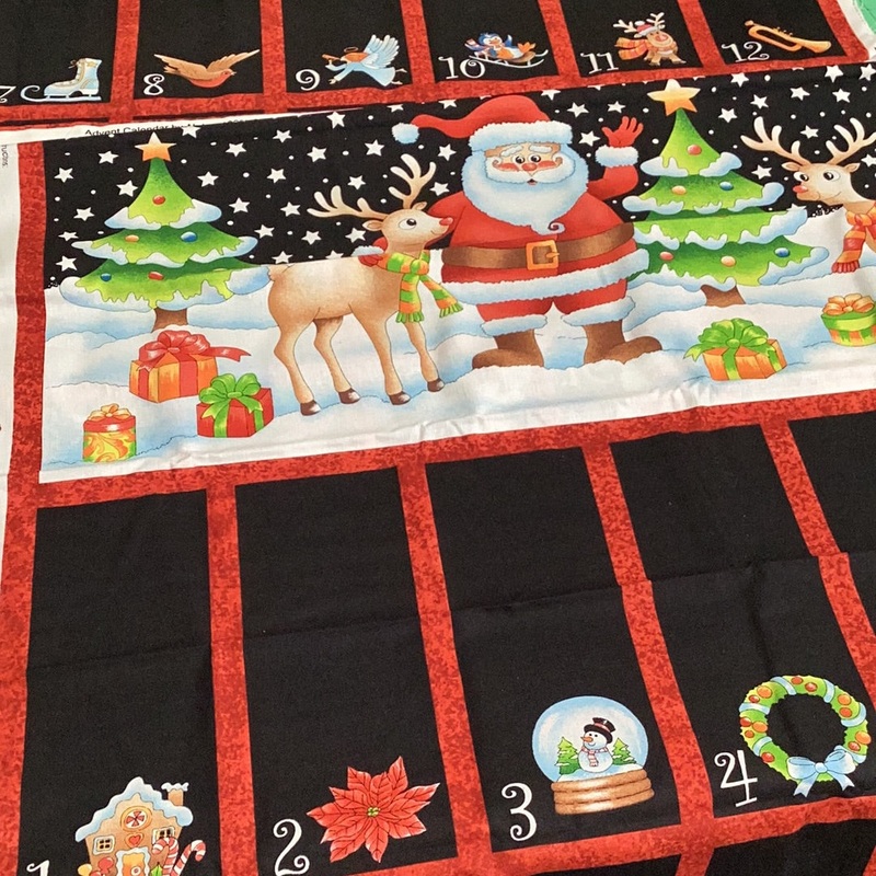 XP047 Christmas Advent Panel Black | Nutex