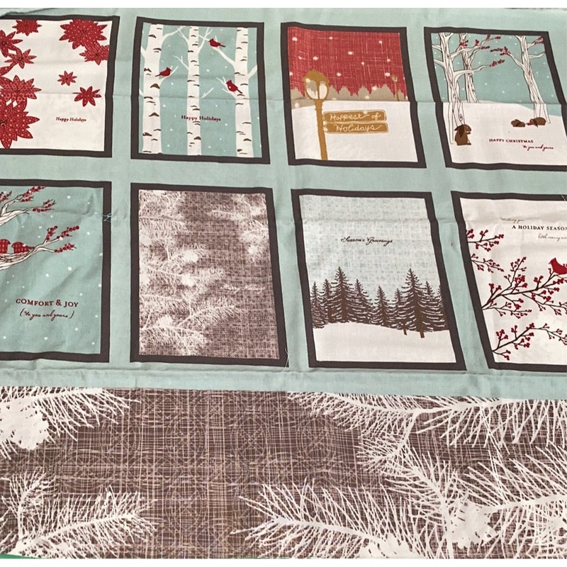 XP048 Winter's Lane by Kate & Birdie Paper Co. Christmas Advent Panel | Moda
